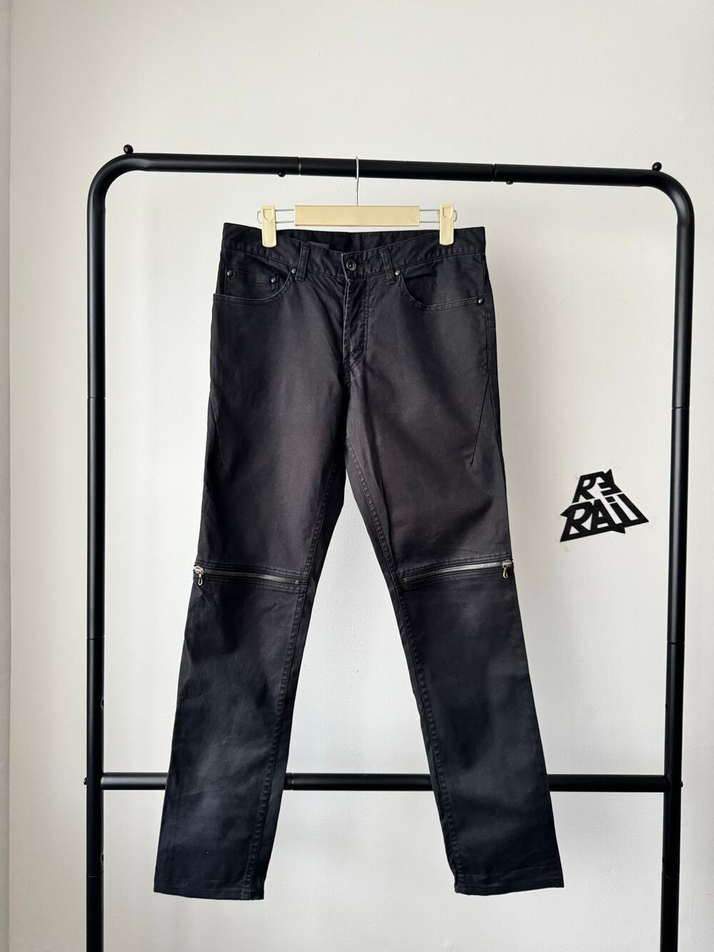 Shellac Zip Knee Slim Pants